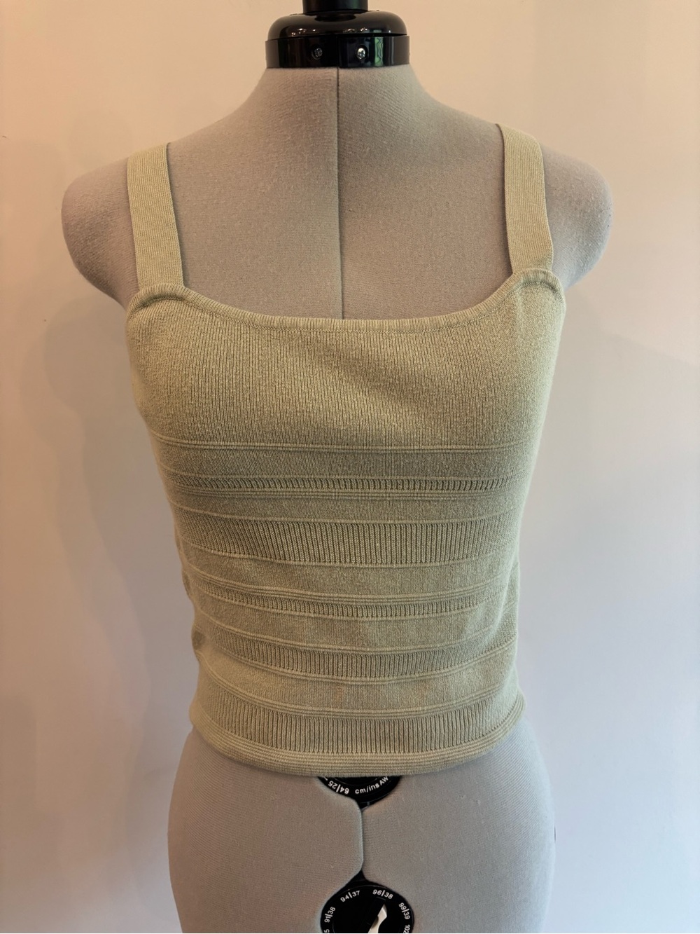 Nikka K Square-Neck Tank Top in Light Green 0012
